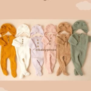 Knit Bear Onesie Jumper